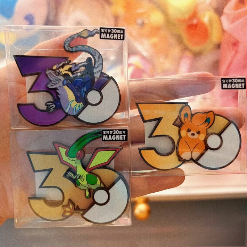 Anime Merchandise Types - Genuine Pokémon PTCG 30th Anniversary Refrigerator