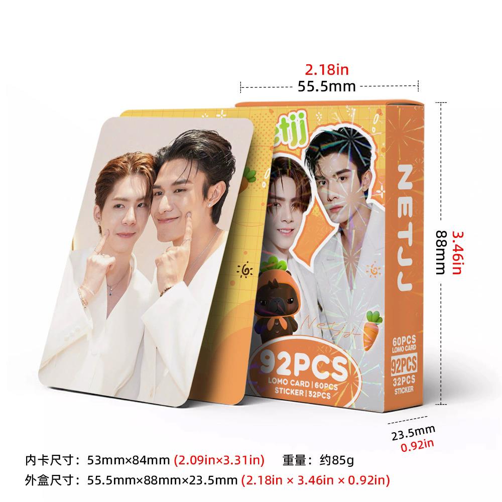 92Pcs/Set NetJJ Thai BL Actor  - Sticker Sheet Set review and price