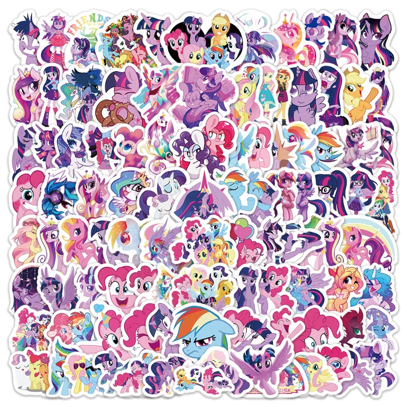 100pcs Cartoon My Little Ponys - Merchandise Anime review and price