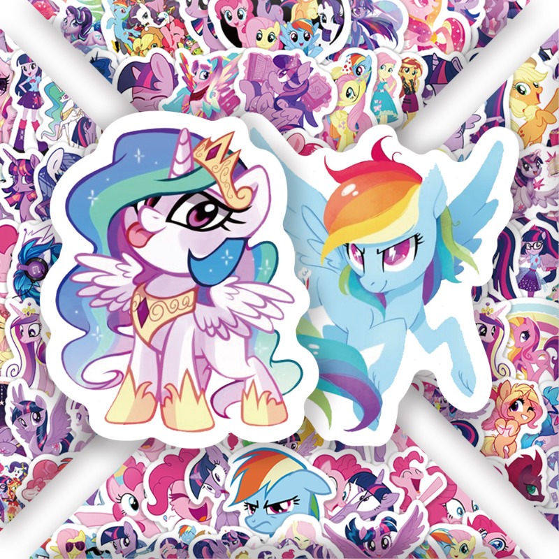 100pcs Cartoon My Little Ponys - Merchandise Anime review and price