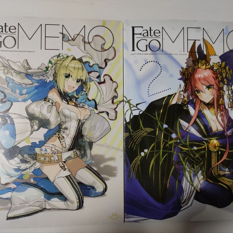 2 books Fate GO MEMO 1 2 Art B - Fate Anime Merchandise review and price